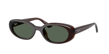 Ray-Ban RB4441D style-color 714/71 Transparent Brown / Dark Green Lens