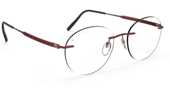 Silhouette Eyewear THE TIMELESS VISIONARY DEMO RIMLESS 5603 style-color Wine Red