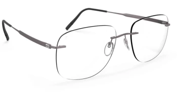 Silhouette Eyewear THE TIMELESS VISIONARY DEMO RIMLESS 5603 style-color Plain Ruthenium