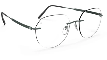 Silhouette Eyewear THE TIMELESS VISIONARY DEMO RIMLESS 5603 style-color Pine Green