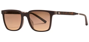 Oliver Peoples OV5553SU MR FEDERER style-color 701013 Semi - Matte Dark Brown / Saddle Gradient Wash to Dark Transitions&reg; Lens
