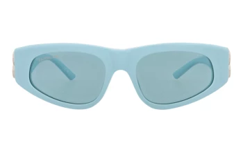 Balenciaga BB0095S style-color Blue/Silver 026 / BLUE Lens