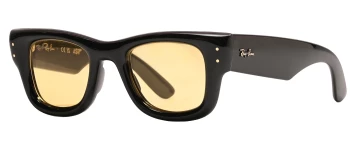 Ray-Ban RB4940 WAYFARER PUFFER 0RB4940 style-color 601/85 Black / Yellow Lens