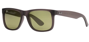 Ray-Ban RB4165 JUSTIN style-color 687382 Opal Grey / Green Lens