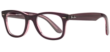 Ray-Ban RX4340V WAYFARER style-color 8364 Violet On Transparent Pink