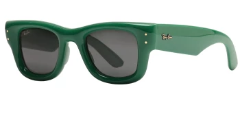 Ray-Ban RB4940 WAYFARER PUFFER 0RB4940 style-color 683487 Green / Ultra Black Lens