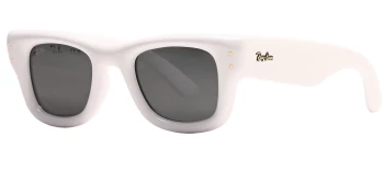 Ray-Ban RB4940 WAYFARER PUFFER 0RB4940 style-color 671/87 White / Ultra Black Lens