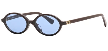 Miu Miu MU 04ZSF style-color 22C60O Moka / Light Blue Lens