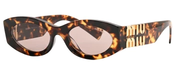 Miu Miu MU 11WS 0 style-color 14L20I Honey Havana / Light Purple Brown Lens
