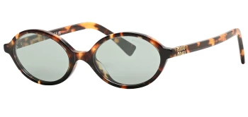 Miu Miu MU 04ZS style-color VAU04M Honey Havana / Green Mirror Internal Silver Lens