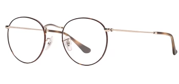 Ray-Ban RX3447V ROUND METAL style-color 3194 Matte Havana On Matte Silver