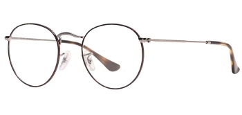 Ray-Ban RX3447V ROUND METAL style-color 3174 Havana On Gunmetal