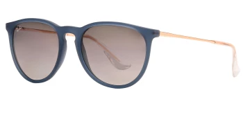 Ray-Ban RB4171 ERIKA style-color 681311 Rubber Blue / Gradient Grey Lens