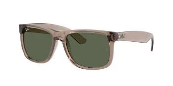 Ray-Ban RB4165 JUSTIN style-color 691871 Transparent Brown / Dark Green Lens