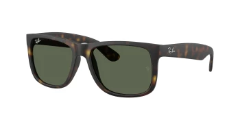 Ray-Ban RB4165 JUSTIN style-color 865/71 Rubber Havana / Dark Green Lens
