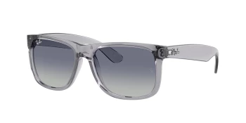 Ray-Ban RB4165 JUSTIN style-color 67924L Transparent Grey / Light Grey Gradient Dark Blue Lens