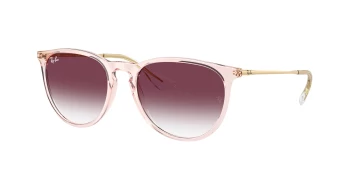 Ray-Ban RB4171 ERIKA style-color 67428H Transparent Pink / Clear Gradient Dark Violet Lens