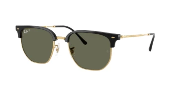 Ray-Ban RB4416 NEW CLUBMASTER style-color 601/58 Black On Arista / Polarized Green Lens