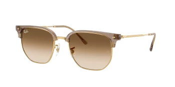 Ray-Ban RB4416 NEW CLUBMASTER style-color 691851 Transparent Brown On Arista / Clear Gradient Brown Lens