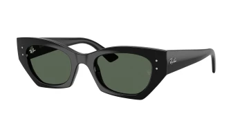 Ray-Ban RB4430 ZENA 0RB4430 style-color 667771 Black / Dark Green Lens