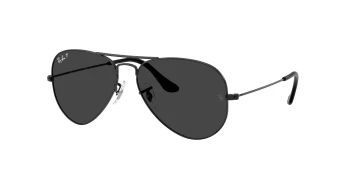 Ray-Ban RB3025 AVIATOR LARGE METAL style-color 928648 Black / Polarized Black Lens