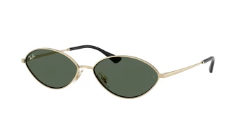 Ray-Ban RB3757 KAI 0RB3757 style-color 921371 Pale Gold / Dark Green Lens