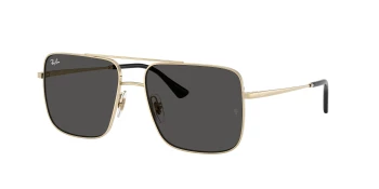 Ray-Ban RB3758 ARI 0RB3758 style-color 921387 Pale Gold / Dark Grey Lens