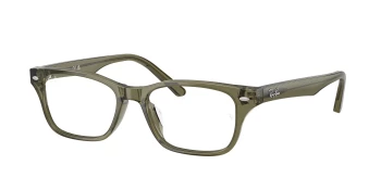 Ray-Ban RX5345D style-color 8501 Transparent Green Olive
