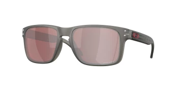 Oakley HOLBROOK OO9102 style-color 9102AR Matte Grey Smoke / Prizm Snow Black Iridium Lens