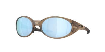 Oakley EYEJACKET REDUX OO9438 style-color 943845 Matte Brown Smoke / Prizm Deep Water Polarized Lens