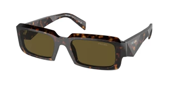 Prada PR 27ZSF style-color 19J09Z Loden / Black / Dark Brown Lens