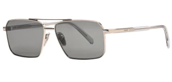 Prada PR A57S style-color 1BC175 Silver / Dark Grey Flash Silver Lens