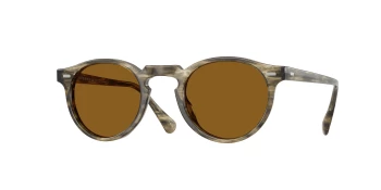 Oliver Peoples OV5217S GREGORY PECK SUN style-color 173553 Soft Olive Bark / True Brown Lens