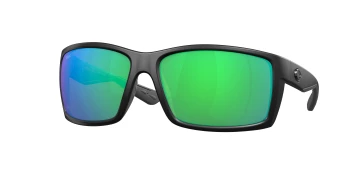 Costa Del Mar 6S9007 REEFTON 06S9007 style-color 900707 Blackout / Green Mirror Polycarbonate Lens