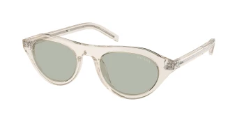 Prada PR B15S style-color 26P91B Transparent Bruma / Grey Vintage Yellow Lens
