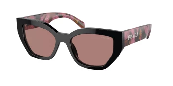 Prada PR A09SF style-color 12O10D Mahogany / Light Brown Lens