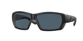 Costa Del Mar 6S9009 TUNA ALLEY 06S9009 style-color 900901 Blackout / Gray Polycarbonate Lens
