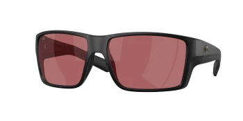 Costa Del Mar 6S9080 REEFTON PRO 06S9080 style-color 908019 Matte Black / Rose Lightwave Glass Lens
