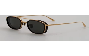 Linda Farrow LFL1558S Varo style-color 001 Varo Yllw Gld / Matt Nckl / Grey