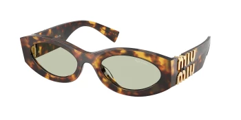Miu Miu MU 11WS 0 style-color 14L50O Honey Havana / Light Green Lens