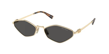 Miu Miu MU 56ZS style-color ZVN5S0 Pale Gold / Dark Grey Lens