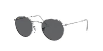 Ray-Ban RB3447 ROUND METAL style-color 9198B1 Silver / Dark Grey Lens