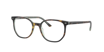 Ray-Ban RX5397 ELLIOT style-color 8249 Havana On Transparent Green