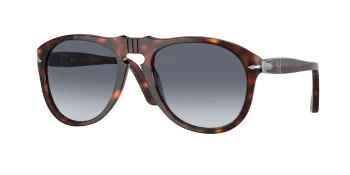Persol PO0649 style-color 24/86 Havana / Blue Gradient Lens