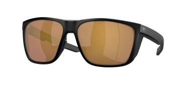 Costa Del Mar 6S9012 FERG XL 06S9012 style-color 901213 Matte Black / Gold Mirror Lightwave Glass Lens