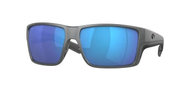 Costa Del Mar 6S9080 REEFTON PRO 06S9080 style-color 908007 Matte Gray / Blue Mirror Lightwave Glass Lens