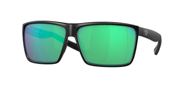 Costa Del Mar 6S9018 RINCON 06S9018 style-color 901836 Black / Green Mirror Lightwave Glass Lens
