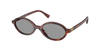 Miu Miu MU 04ZS style-color 21C40O Havana Mahogany / Grey Lens