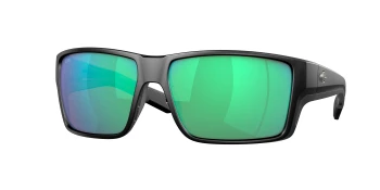 Costa Del Mar 6S9080 REEFTON PRO 06S9080 style-color 908002 Matte Black / Green Mirror Lightwave Glass Lens